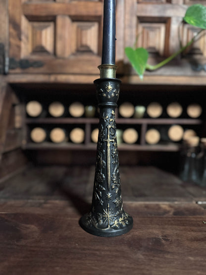 The Knight's Flame | Taper Candle Holder