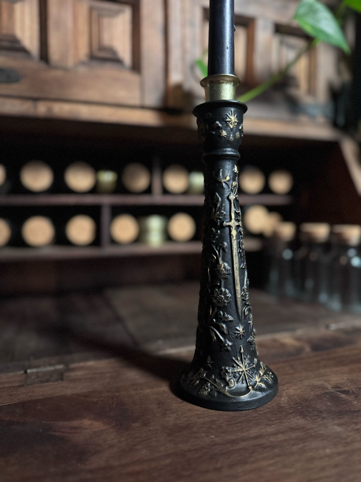 The Knight's Flame | Taper Candle Holder